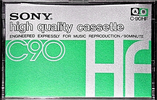 Compact Cassette Sony HF 90 Type I Normal 1973 Japan