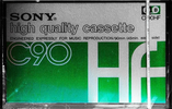 Compact Cassette Sony HF 90 Type I Normal 1973 Japan