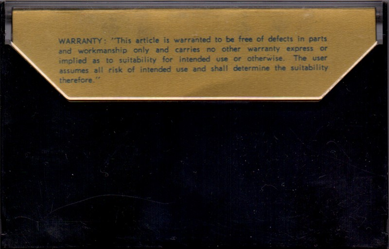 Compact Cassette Audio Magnetics 120 Type I Normal 1970 Europe