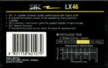 Compact Cassette SKC LX 46 Type I Normal 1991 Europe