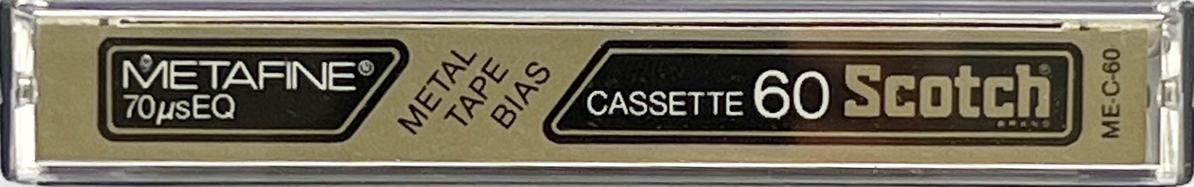 Compact Cassette Scotch Metafine 60 Type IV Metal 1979 Europe