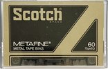 Compact Cassette Scotch Metafine 60 Type IV Metal 1979 Europe