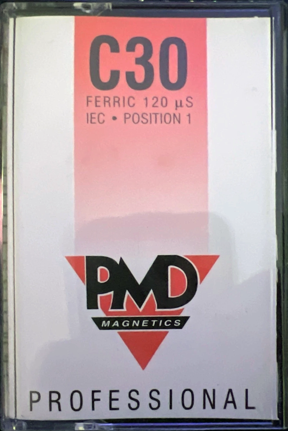 Compact Cassette PMD Professional 30 Type I Normal 1993 UK
