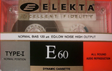 Compact Cassette Elekta 60 "E" Type I Normal Europe