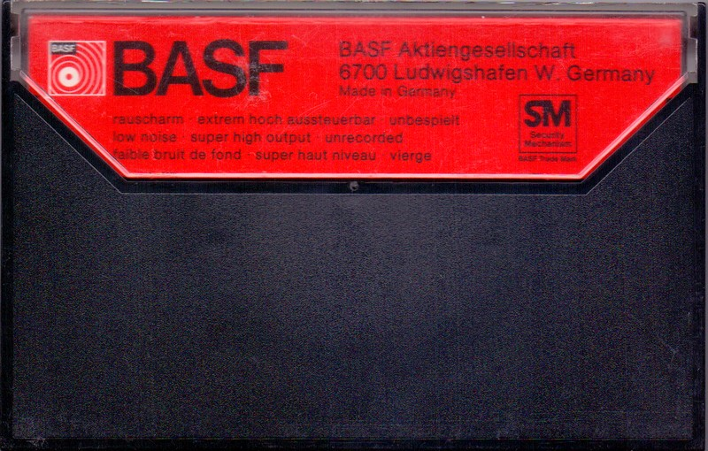 Compact Cassette BASF Ferro Super LH 90 "Small Oval Window" Type I Normal 1978 Germany