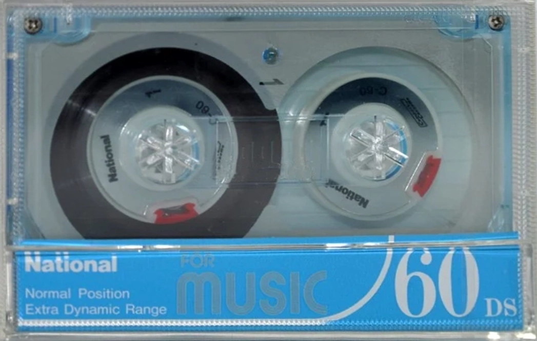 Compact Cassette National DS 60 "RT-DS(B)" Type I Normal 1982 Japan