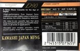 Compact Cassette Kawashi D 90 "D-90AS" Type I Normal 1990 Unknown Country