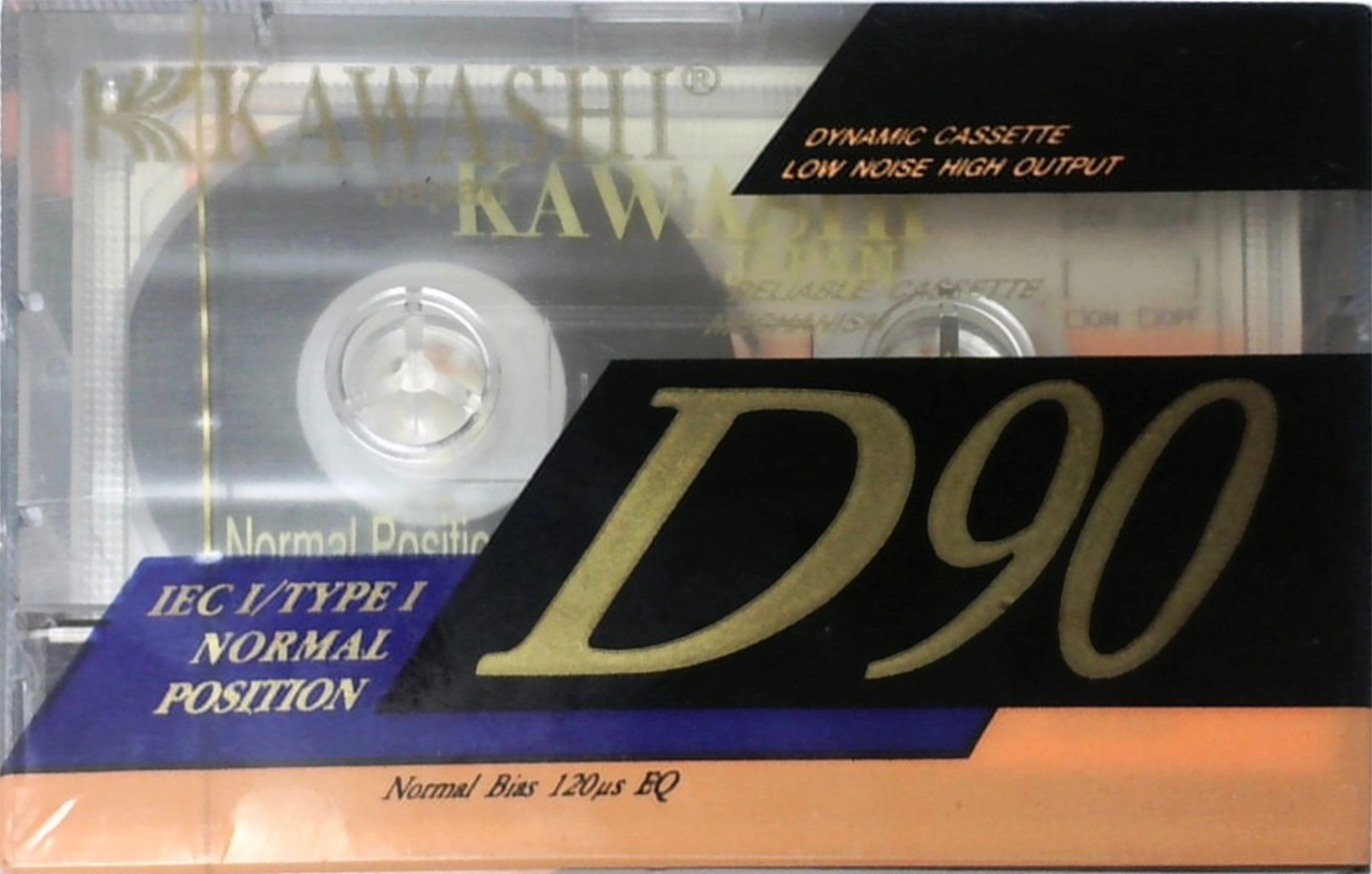 Compact Cassette Kawashi D 90 "D-90AS" Type I Normal 1990 Unknown Country