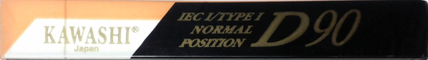 Compact Cassette Kawashi D 90 "D-90AS" Type I Normal 1990 Unknown Country
