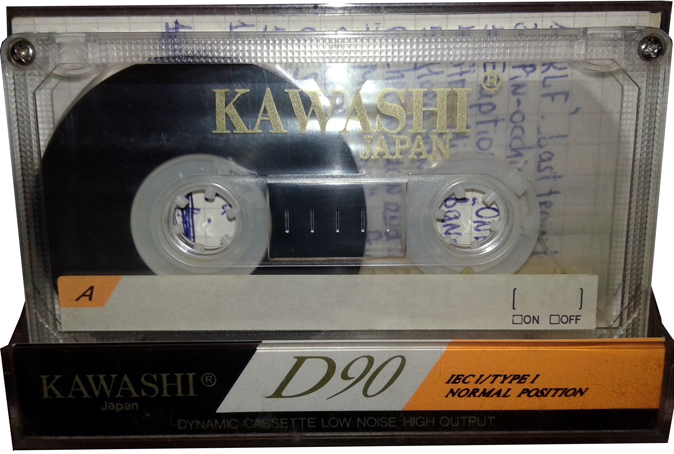 Compact Cassette Kawashi D 90 "D-90AS" Type I Normal 1990 Unknown Country