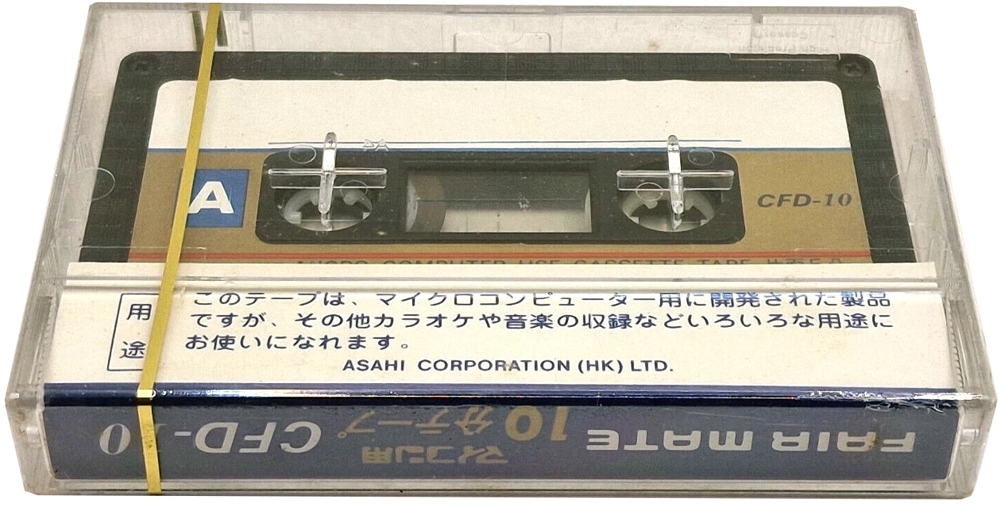 Compact Cassette Fair Mate CFD 10 Computer Cassette Japan