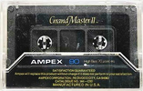 Compact Cassette Ampex Grand Master 90 Type II Chrome 1980 USA