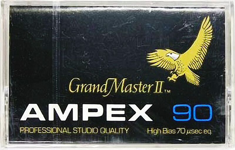 Compact Cassette Ampex Grand Master 90 Type II Chrome 1980 USA