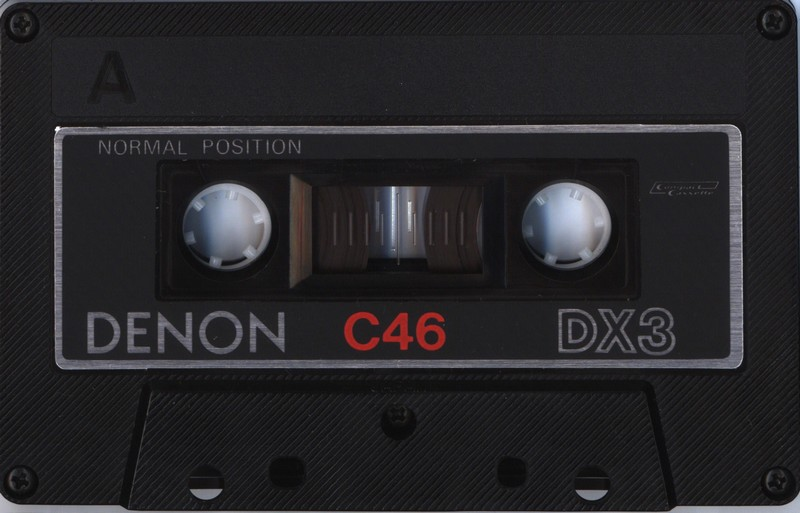 Compact Cassette Denon DX3 46 Type I Normal 1978 USA