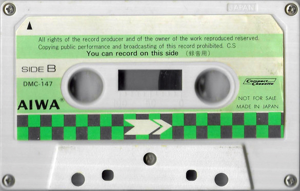 Compact Cassette Aiwa "DMC-147" Demonstration Tape 1977 Japan