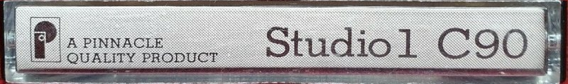 Compact Cassette Pinnacle 90 "Studio 1" Type I Normal Hong Kong
