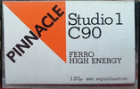Compact Cassette Pinnacle 90 "Studio 1" Type I Normal Hong Kong