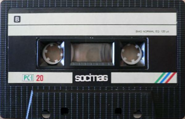 Compact Cassette Socimag 20 "PC-I" Computer Cassette 1984 Europe