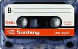 Compact Cassette Sunhing 60 "LN" Type I Normal 1978 Hong Kong