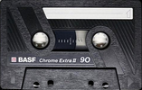 Compact Cassette BASF Chrome Extra II 90 Type II Chrome 1990 North America