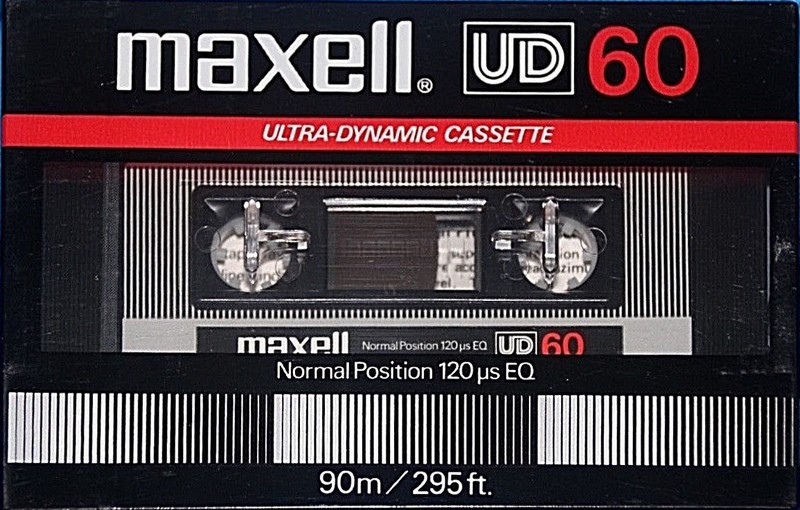 Compact Cassette Maxell UD 60 Type I Normal 1980 USA