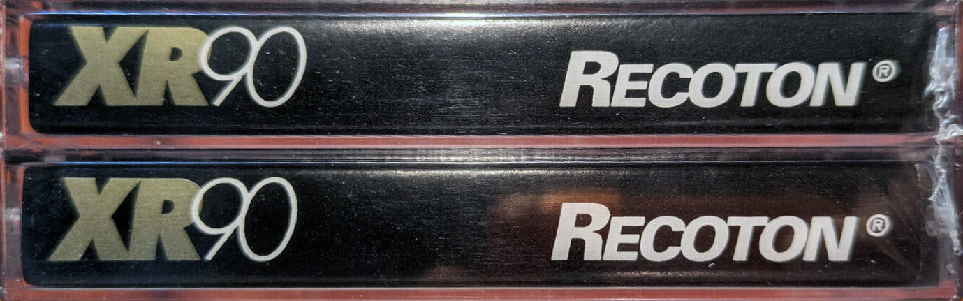 2 pack Recoton XR 90 "XR 90-2" Type I Normal 1994 Canada