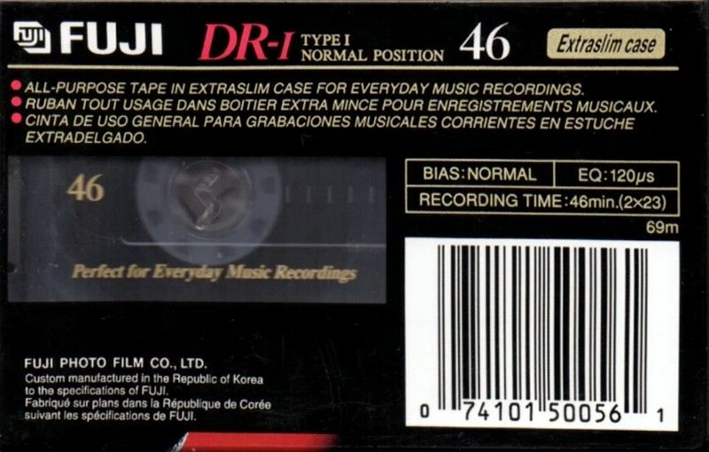 Compact Cassette: FUJI Fuji - DR-I 46