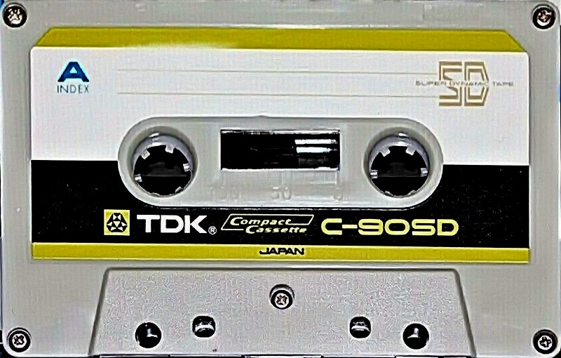 Compact Cassette TDK SD 90 "C-90SD" Type I Normal 1971 USA