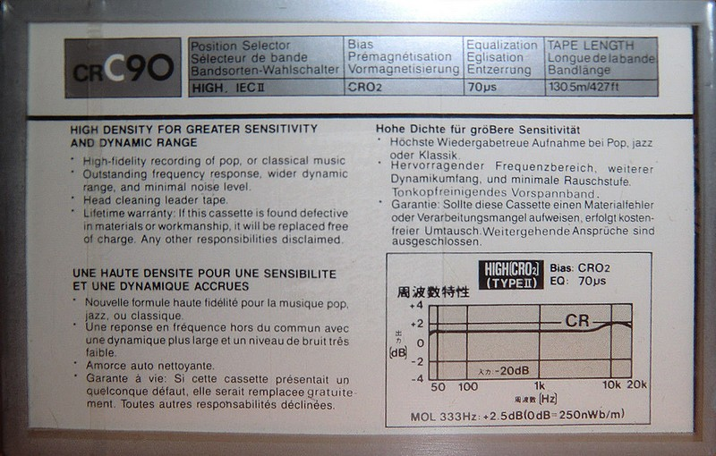 Compact Cassette: Unknown Kamichi -  90