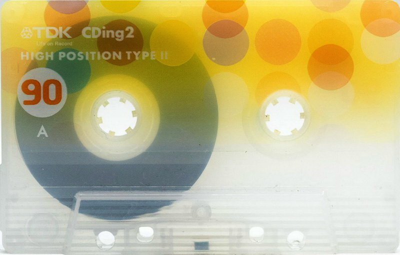 Compact Cassette TDK CDing 2 90 "CD2-90U" Type II Chrome 2002 Japan