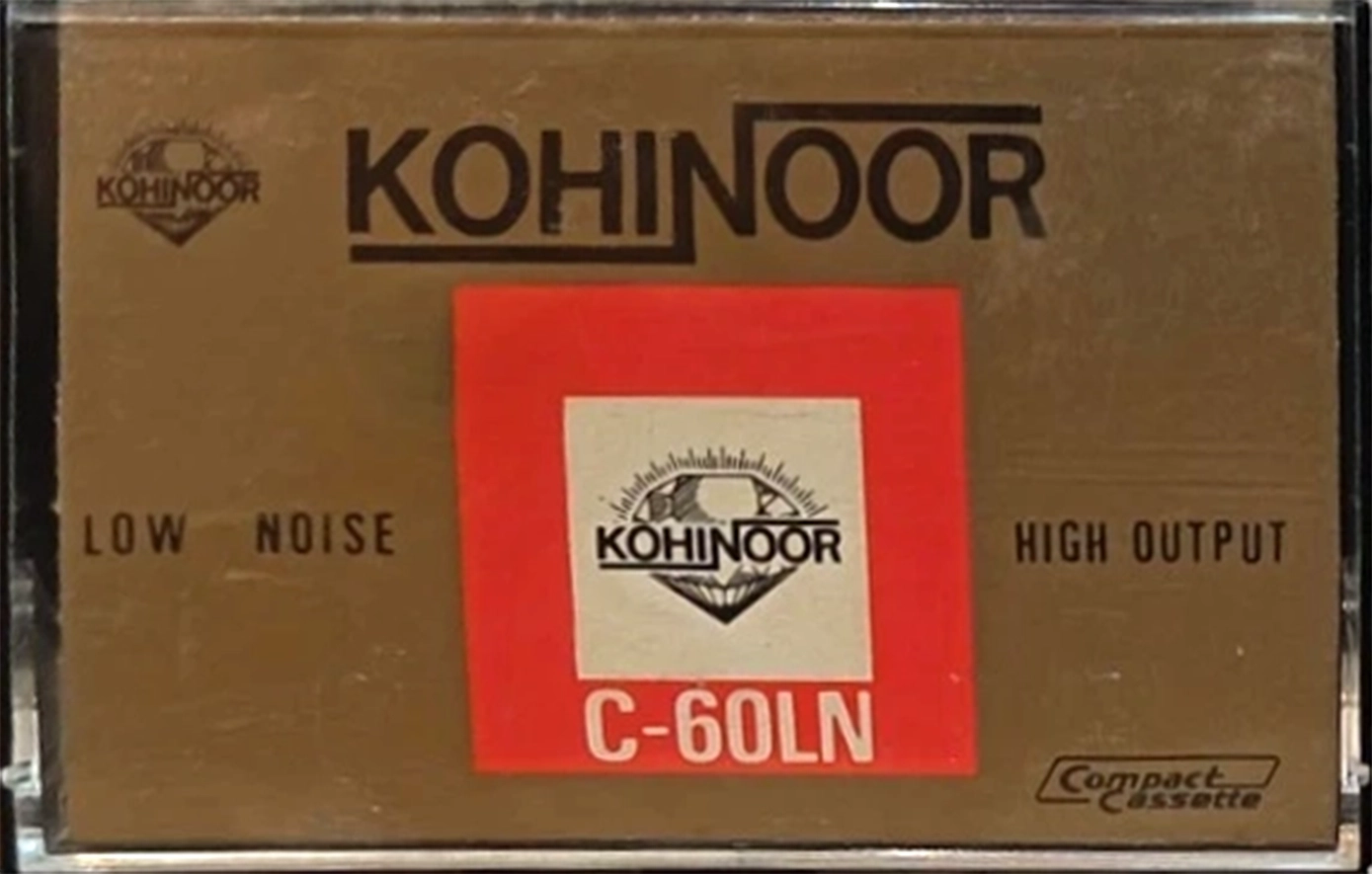 Compact Cassette Kohinoor 60 "LN" Type I Normal Unknown Country