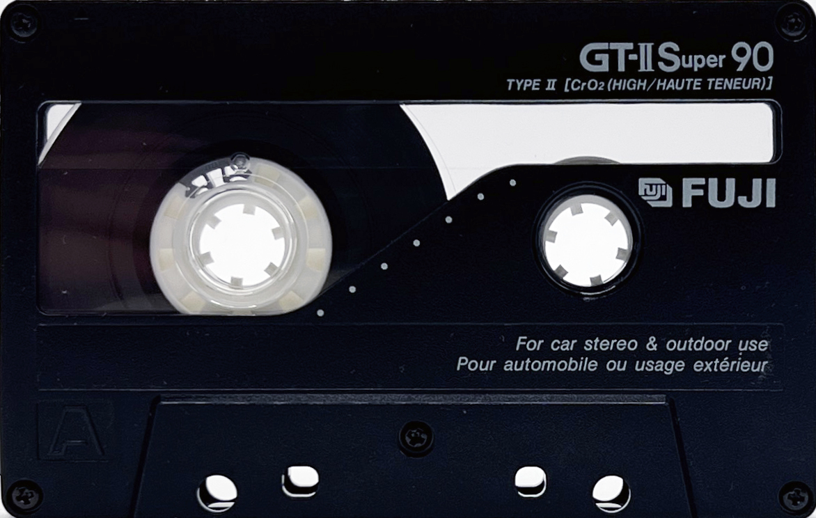 Compact Cassette Fuji GT-II Super 90 Type II Chrome 1988 Europe