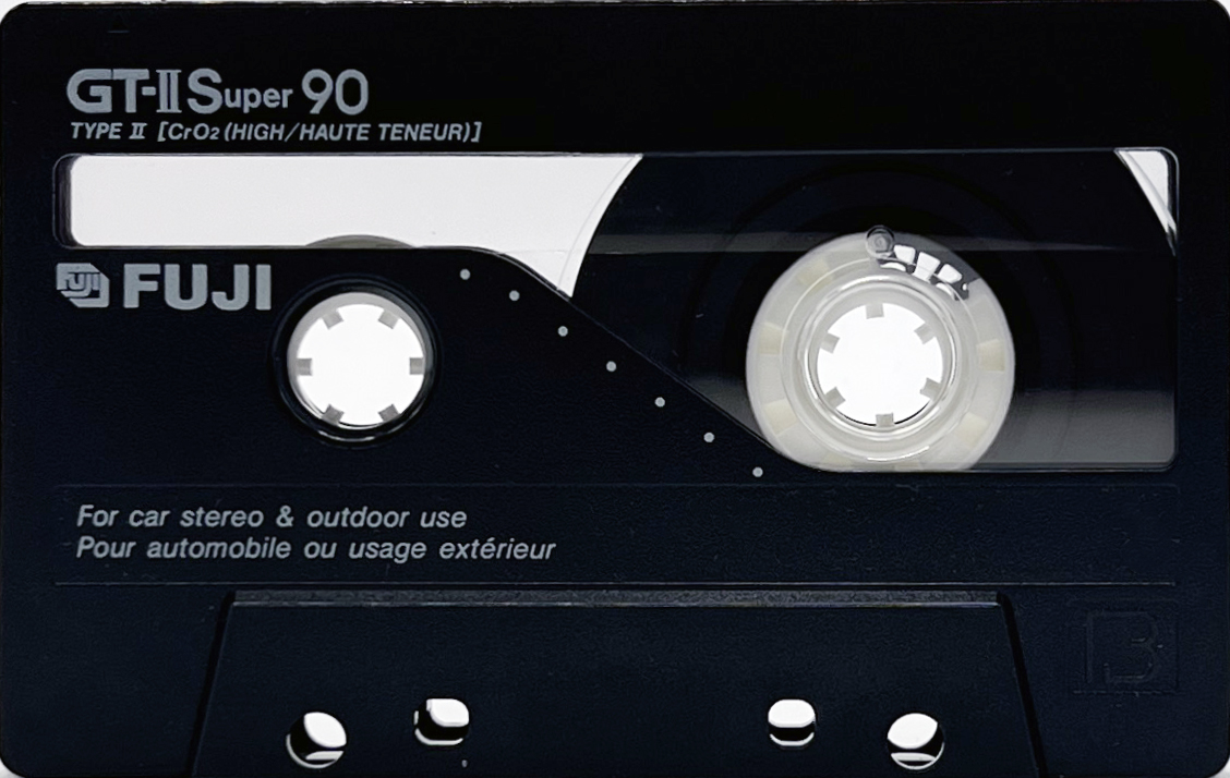 Compact Cassette Fuji GT-II Super 90 Type II Chrome 1988 Europe