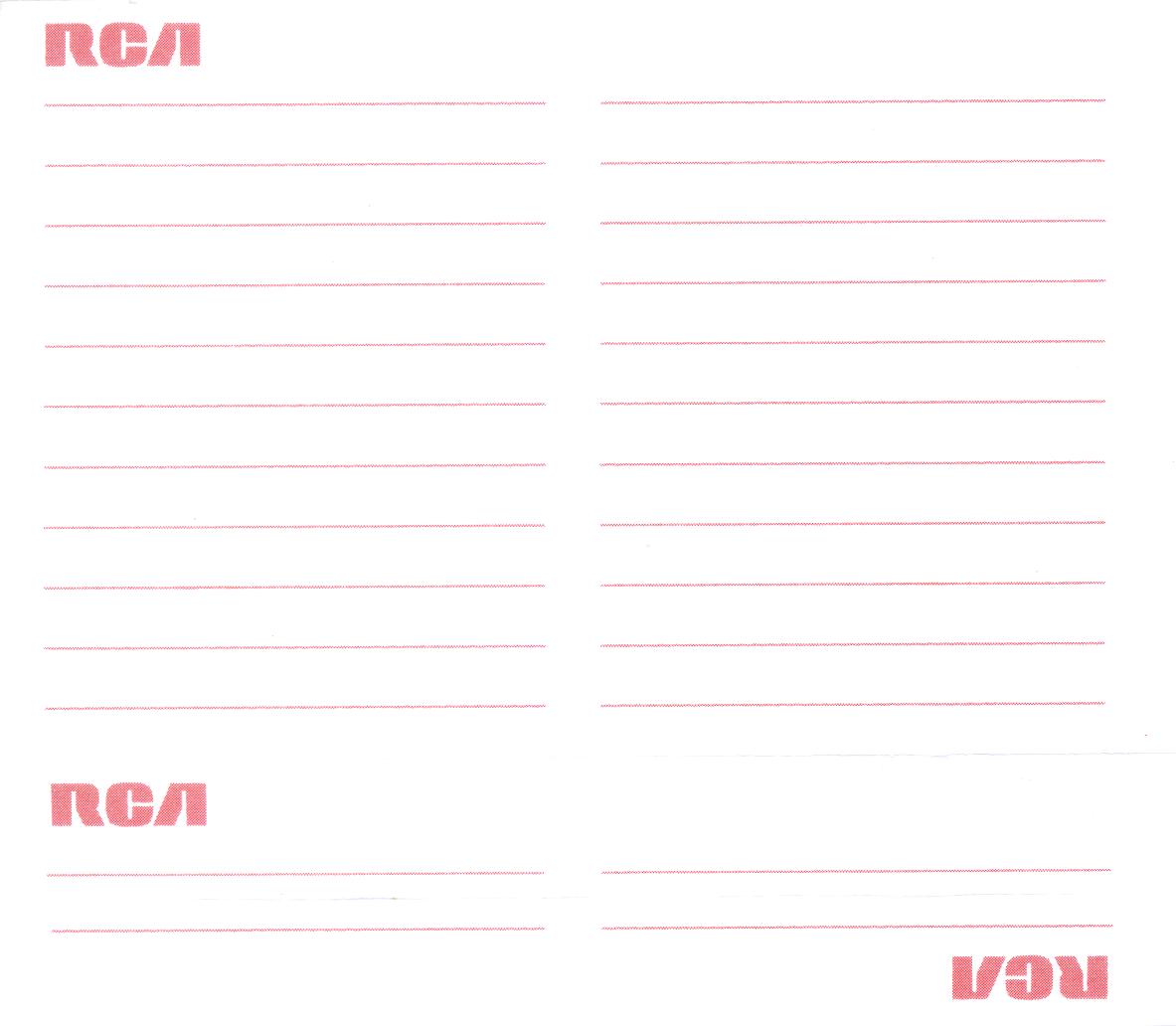 Compact Cassette RCA 60 Type I Normal 2002 USA