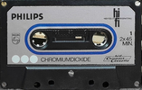 Compact Cassette Philips Chromium 90 "Chromiumdioxide" Type II Chrome 1972 Europe