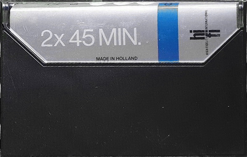 Compact Cassette Philips Chromium 90 "Chromiumdioxide" Type II Chrome 1972 Europe