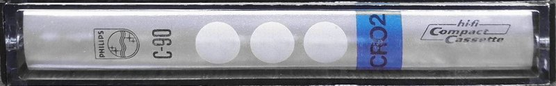 Compact Cassette Philips Chromium 90 "Chromiumdioxide" Type II Chrome 1972 Europe