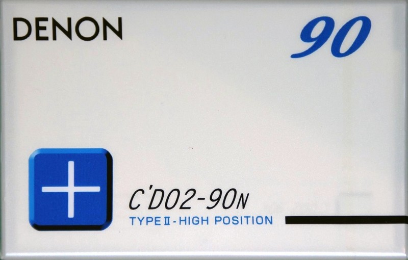 Compact Cassette Denon CDo 2 90 "C-DO 2 90N" Type II Chrome 1997 Japan
