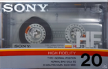 Compact Cassette Sony HF 20 Type I Normal 1986 Japan
