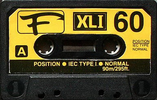 Compact Cassette Fann 60 "XLI" Type I Normal 1980 Hong Kong
