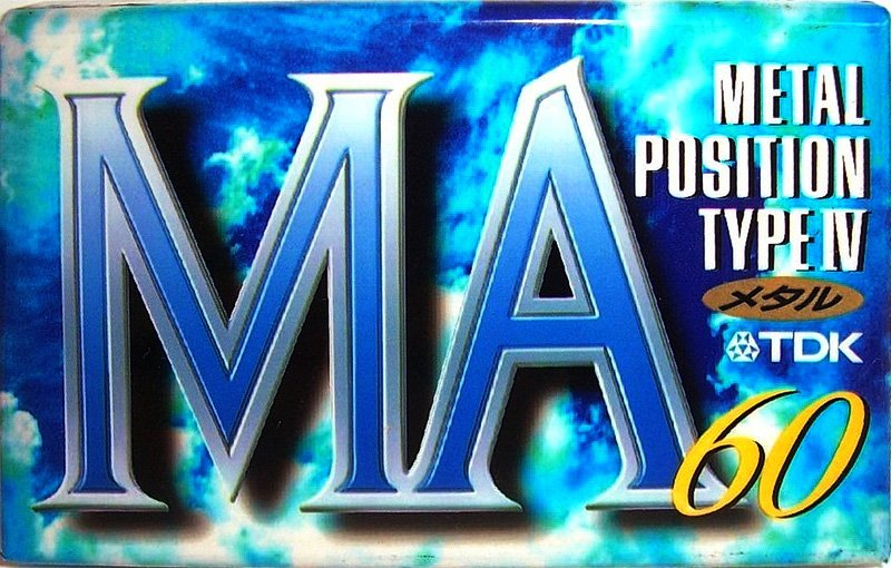 Compact Cassette TDK MA 60 "MA-60F" Type IV Metal 1994 Japan