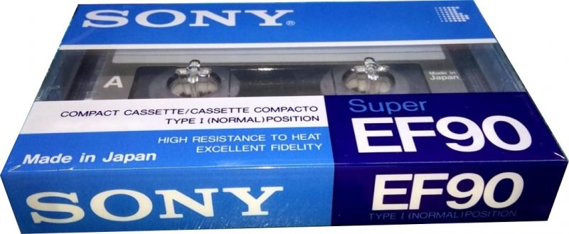 Compact Cassette: Sony  - Super EF 90