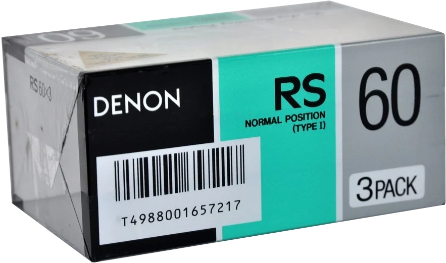 3 pack Denon RS 60 "RS60V3" Type I Normal 1990 Japan