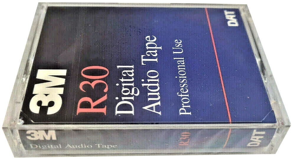 Digital Audio Tape 3M 30 Type IV Metal 1988 North America