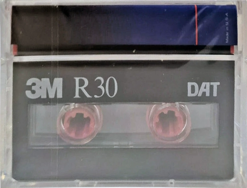 Digital Audio Tape 3M 30 Type IV Metal 1988 North America