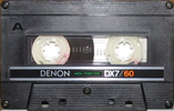 Compact Cassette Denon DX7 60 Type II Chrome 1982 Europe
