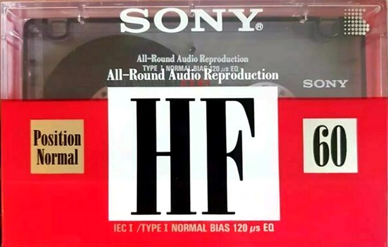 Compact Cassette Sony HF 60 Type I Normal 1992 Europe