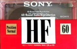 Compact Cassette Sony HF 60 Type I Normal 1992 Europe
