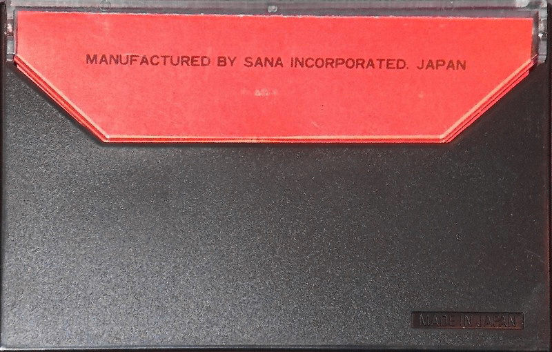 Compact Cassette Sana 60 "SR" Type I Normal 1980 Japan