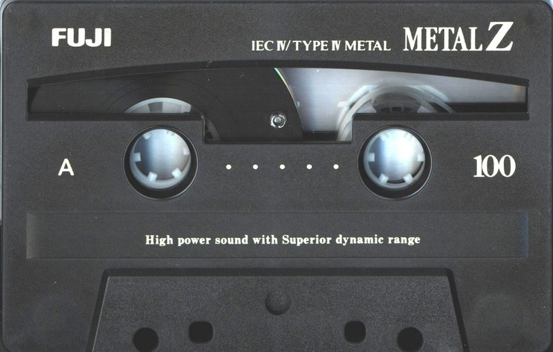 Compact Cassette Fuji Metal Z 100 Type IV Metal 1995 Europe